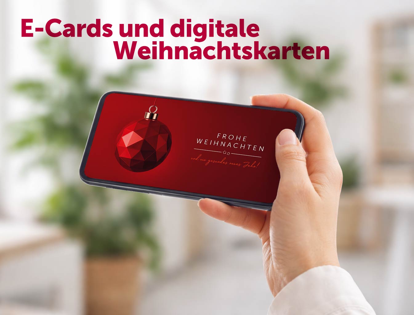 Digitale Weihnachtskarten und E-Cards