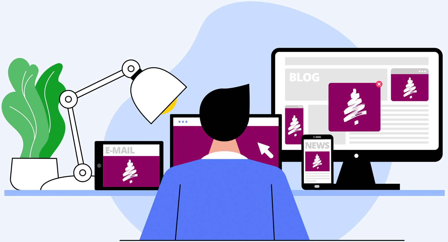 Digitale Weihnachtskarten für alle Kanäle nutzen