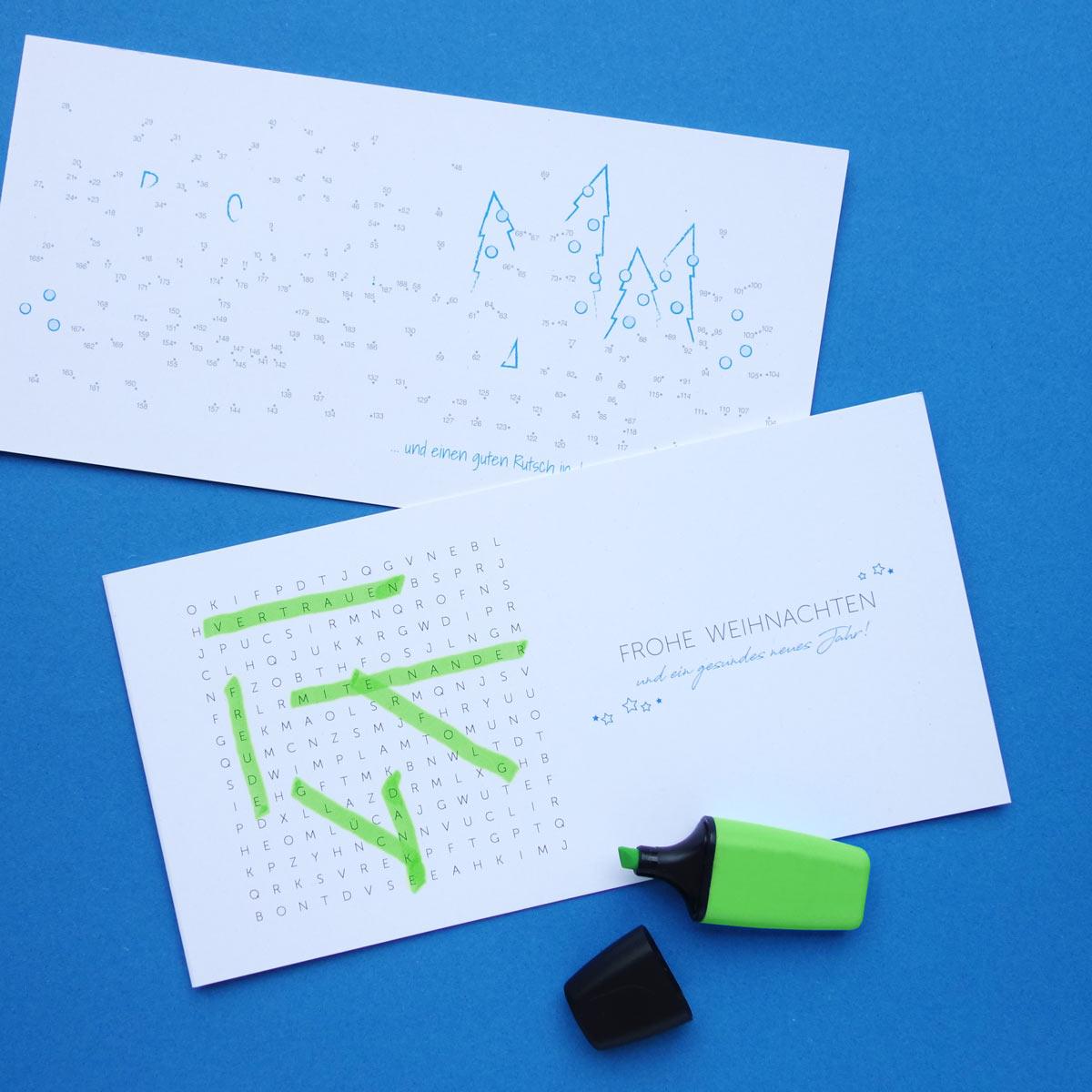 Kreative Weihnachtskarten von Eco-Cards