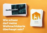 Wie schwer darf meine geschäftliche Weihnachtskarte sein?