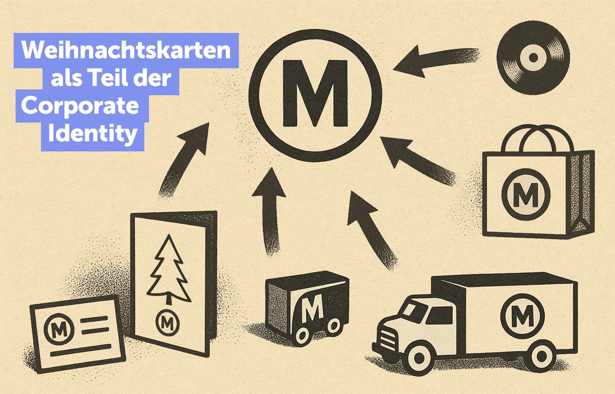 weihnachtskarten corporate identity