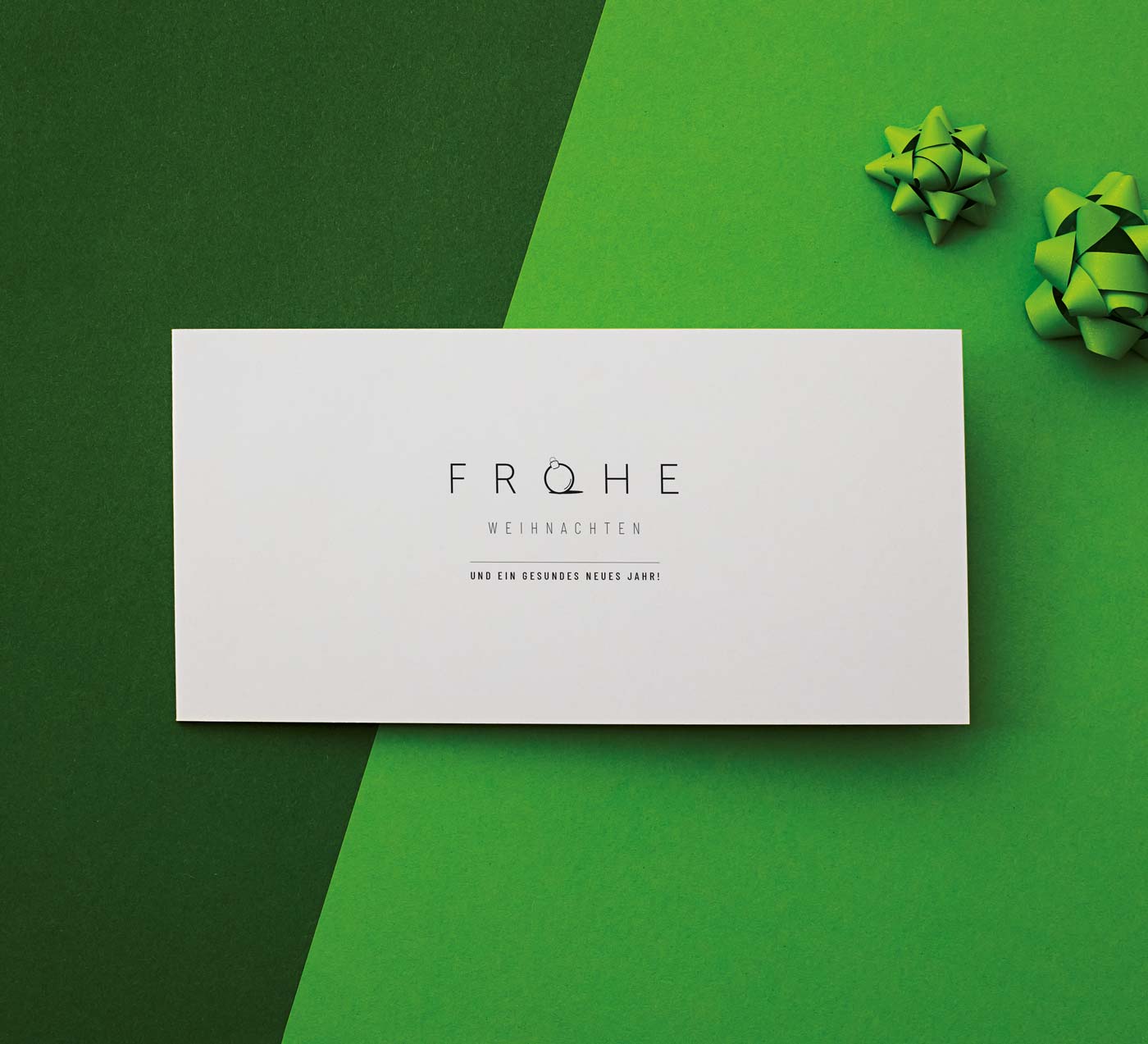 Schlichte Weihnachtskarten in der Kollektion Minimalismus