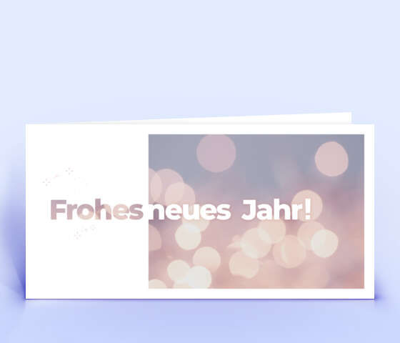Exklusive Neujahrskarte für Geschäftskunden 6060
