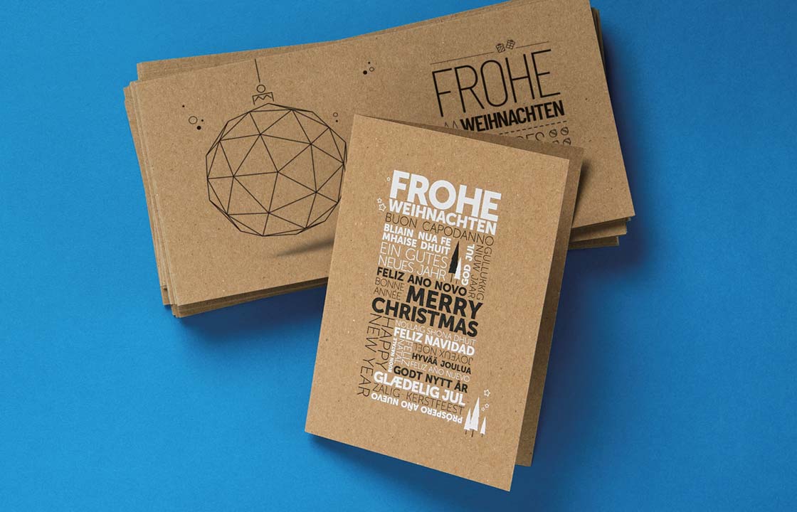 Design-Recyclingpapier Braun